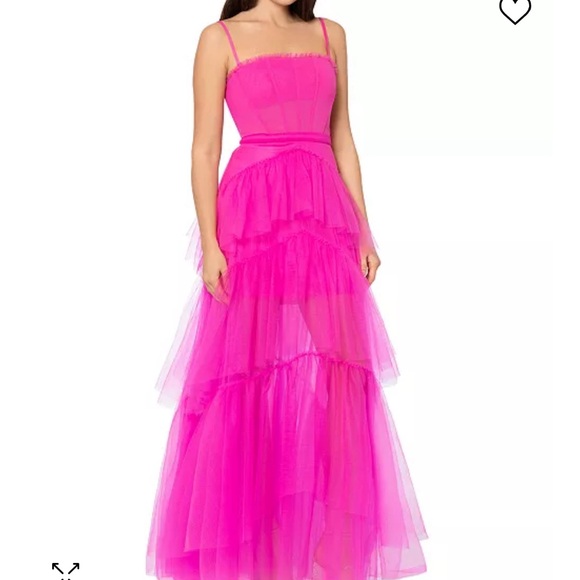 Betsy & Adam Dresses & Skirts - Betsy & Adam Mesh Corset Ball Gown. Size 8. Worn once. Retails at $310